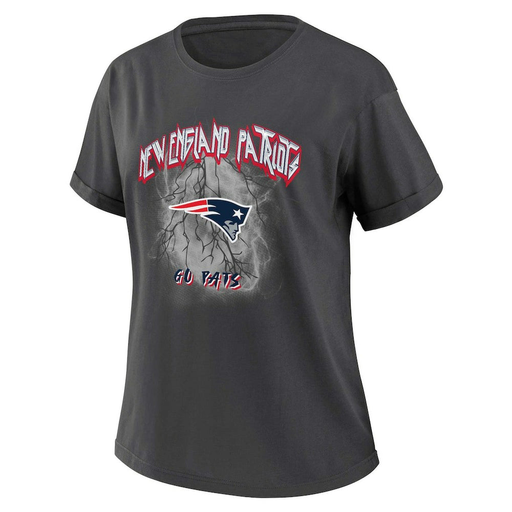 New England Patriots WEAR by Erin Andrews Women's Boyfriend T-Shirt | NFL Outlet