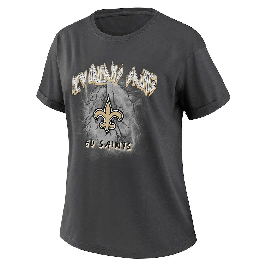 New Orleans Saints WEAR by Erin Andrews Women's Boyfriend T-Shirt | NFL On sale