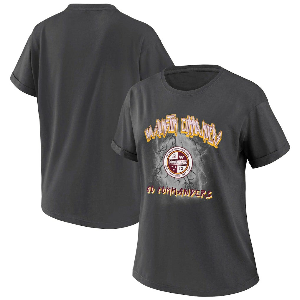 Washington Commanders WEAR by Erin Andrews Women's Boyfriend T-Shirt | NFL Sale