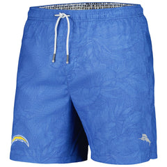Los Angeles Chargers Naples Layered Leaves Swim Shorts | NFL On sale