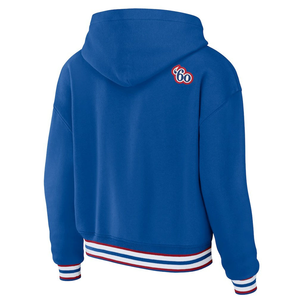 Buffalo Bills WEAR by Erin Andrews Women's Lace-Up Pullover Hoodie | NFL Near me