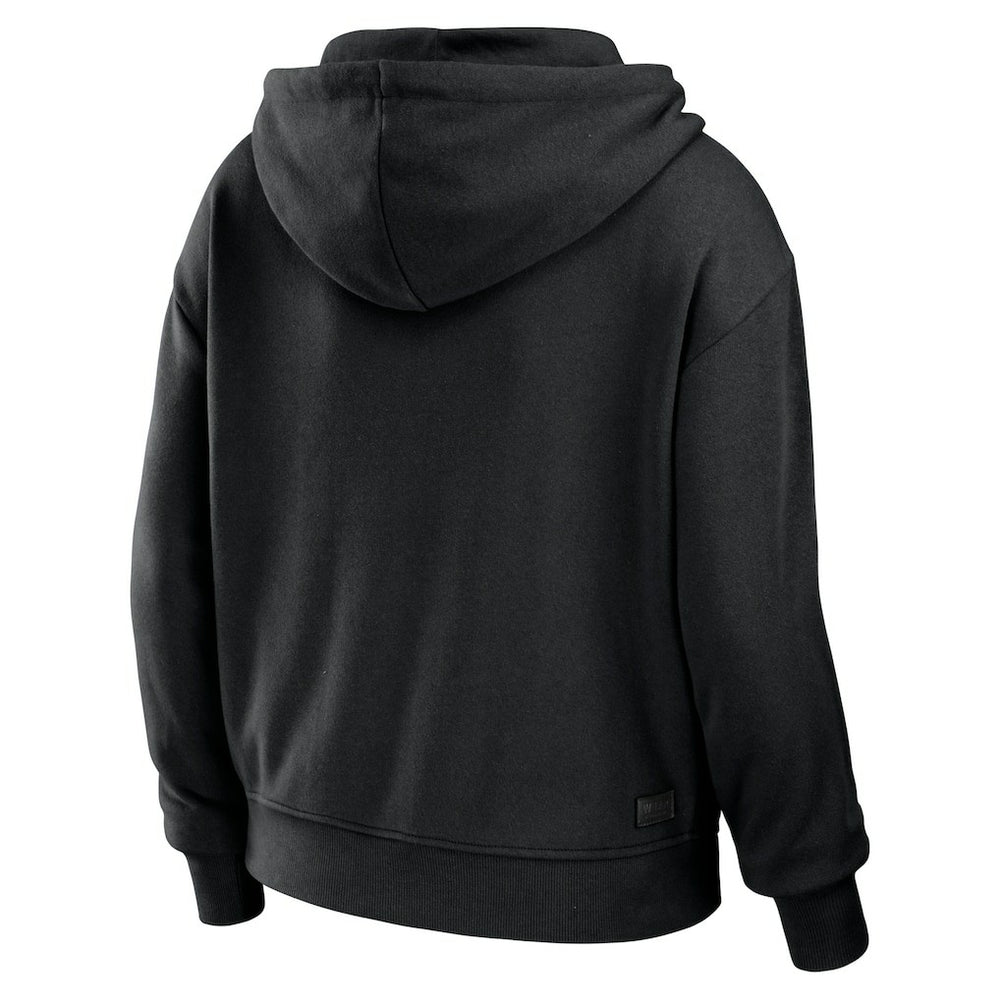 New Orleans Saints WEAR by Erin Andrews Women's Color Block Light Weight Modest Crop Full-Zip Hoodie | NFL Near me