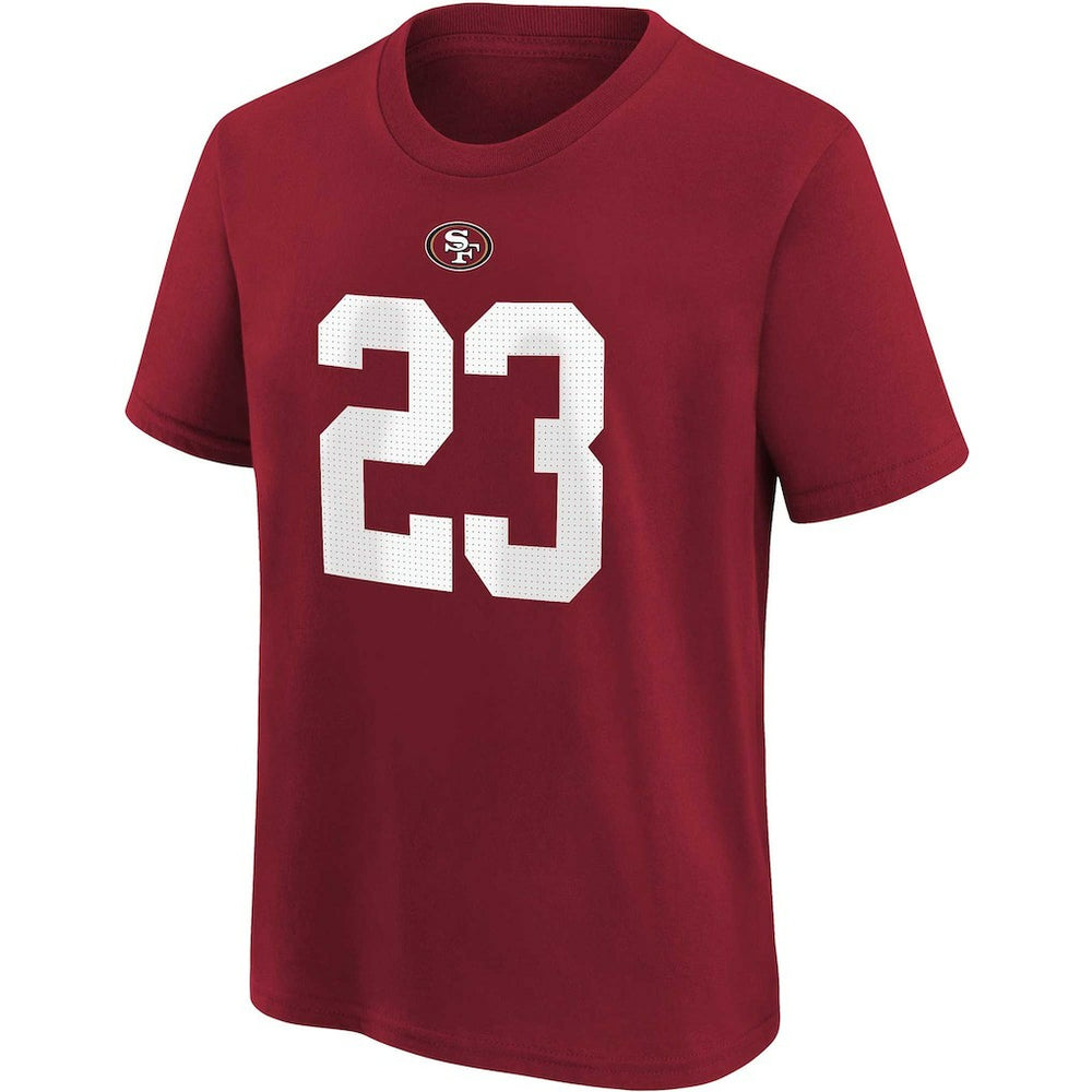 San Francisco 49ers Christian McCaffrey  Youth Player Name & Number T-Shirt | NFL US