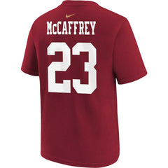 San Francisco 49ers Christian McCaffrey  Youth Player Name & Number T-Shirt | NFL On sale