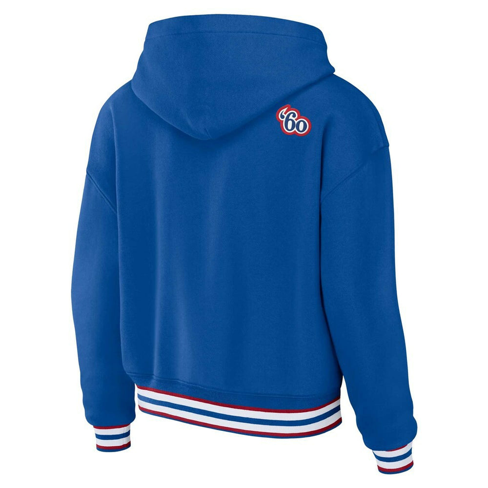 Buffalo Bills WEAR by Erin Andrews Women's Plus Size Lace-Up Pullover Hoodie | NFL New