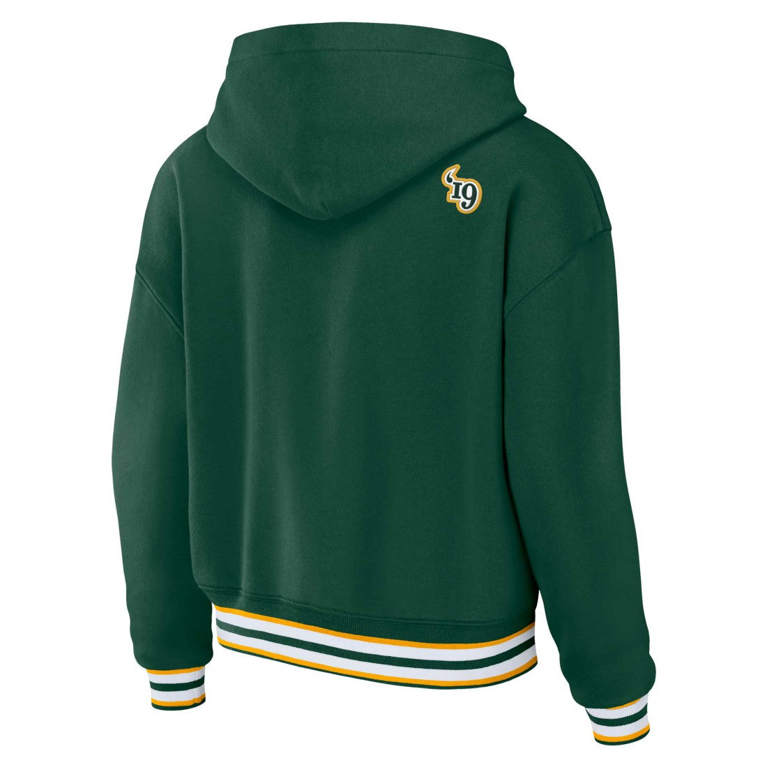Green Bay Packers WEAR by Erin Andrews Women's Plus Size Lace-Up Pullover Hoodie | NFL Hot