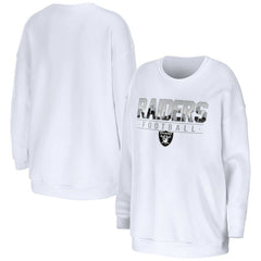 Las Vegas Raiders WEAR by Erin Andrews Women's Domestic Pullover Sweatshirt | NFL US