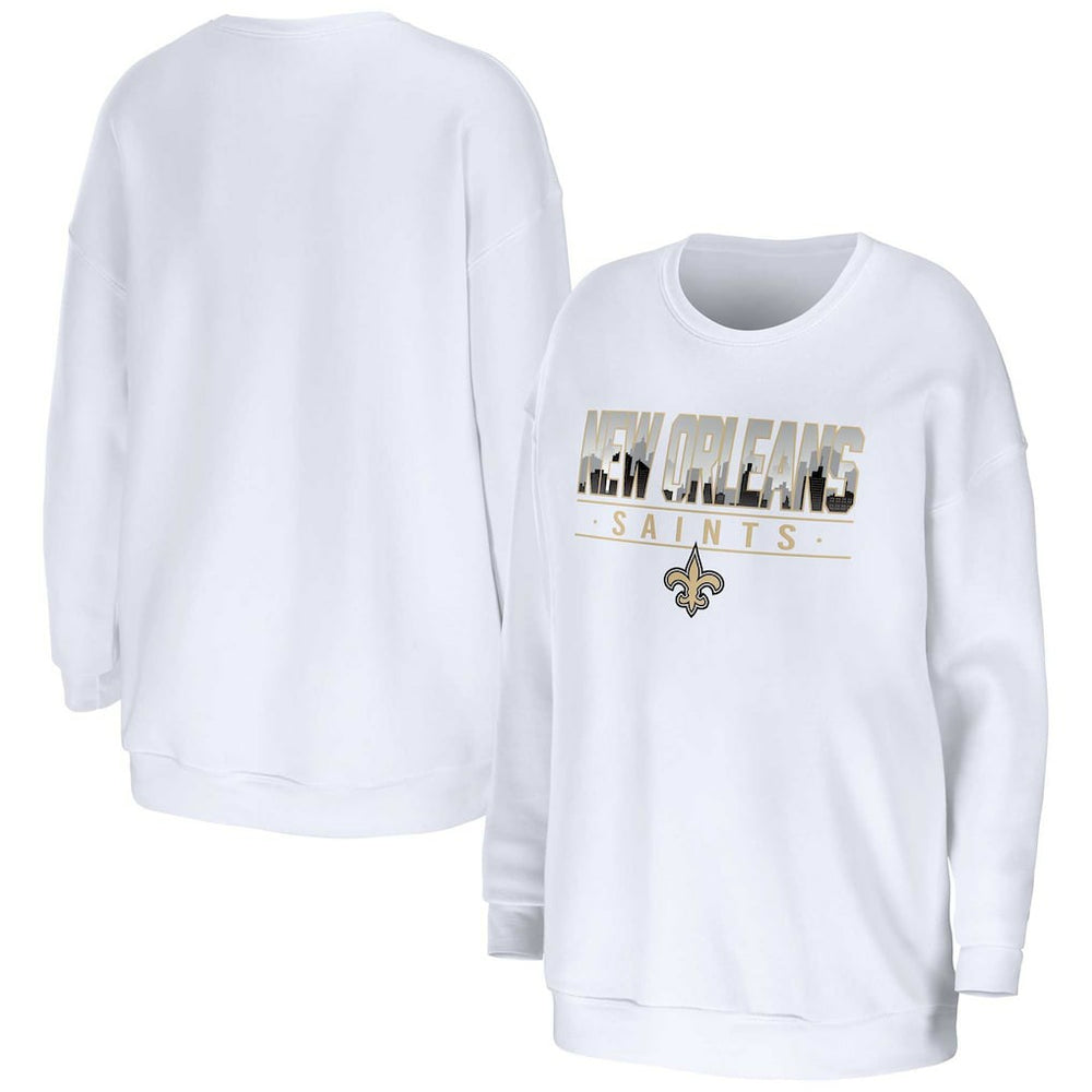 New Orleans Saints WEAR by Erin Andrews Women's Domestic Pullover Sweatshirt | NFL Online