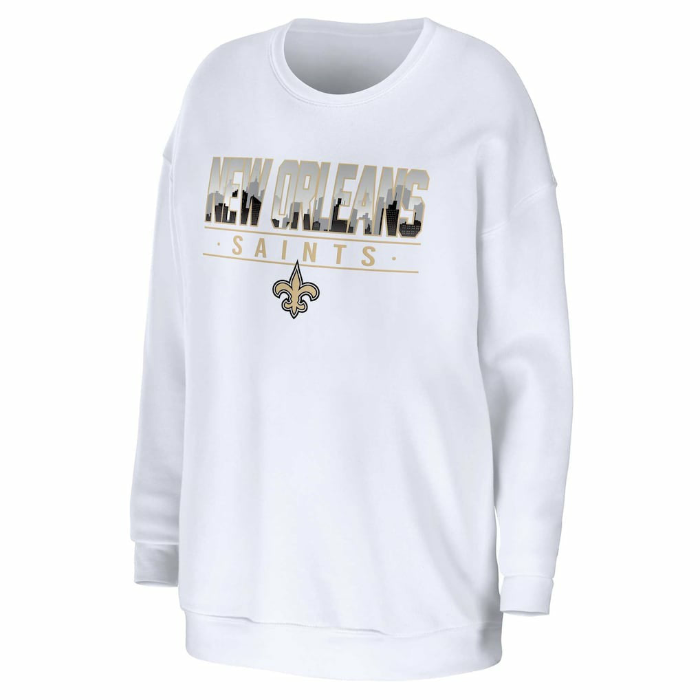 New Orleans Saints WEAR by Erin Andrews Women's Domestic Pullover Sweatshirt | NFL Online