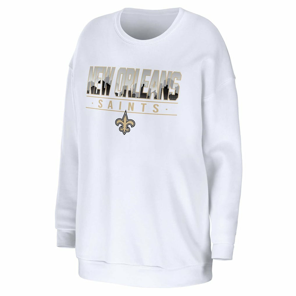 New Orleans Saints WEAR by Erin Andrews Women's Domestic Pullover Sweatshirt | NFL Online