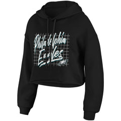 Philadelphia Eagles WEAR by Erin Andrews Women's Domestic Cropped Pullover Hoodie | NFL US