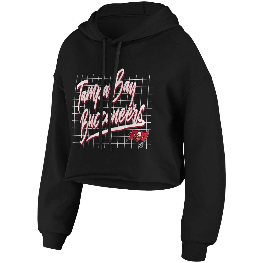 Tampa Bay Buccaneers WEAR by Erin Andrews Women's Domestic Cropped Pullover Hoodie | NFL US