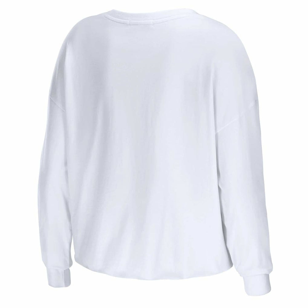 Atlanta Falcons WEAR by Erin Andrews Women's Domestic Cropped Long Sleeve T-Shirt | NFL Near me