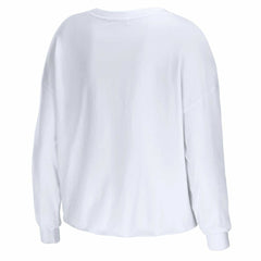 Atlanta Falcons WEAR by Erin Andrews Women's Domestic Cropped Long Sleeve T-Shirt | NFL Near me