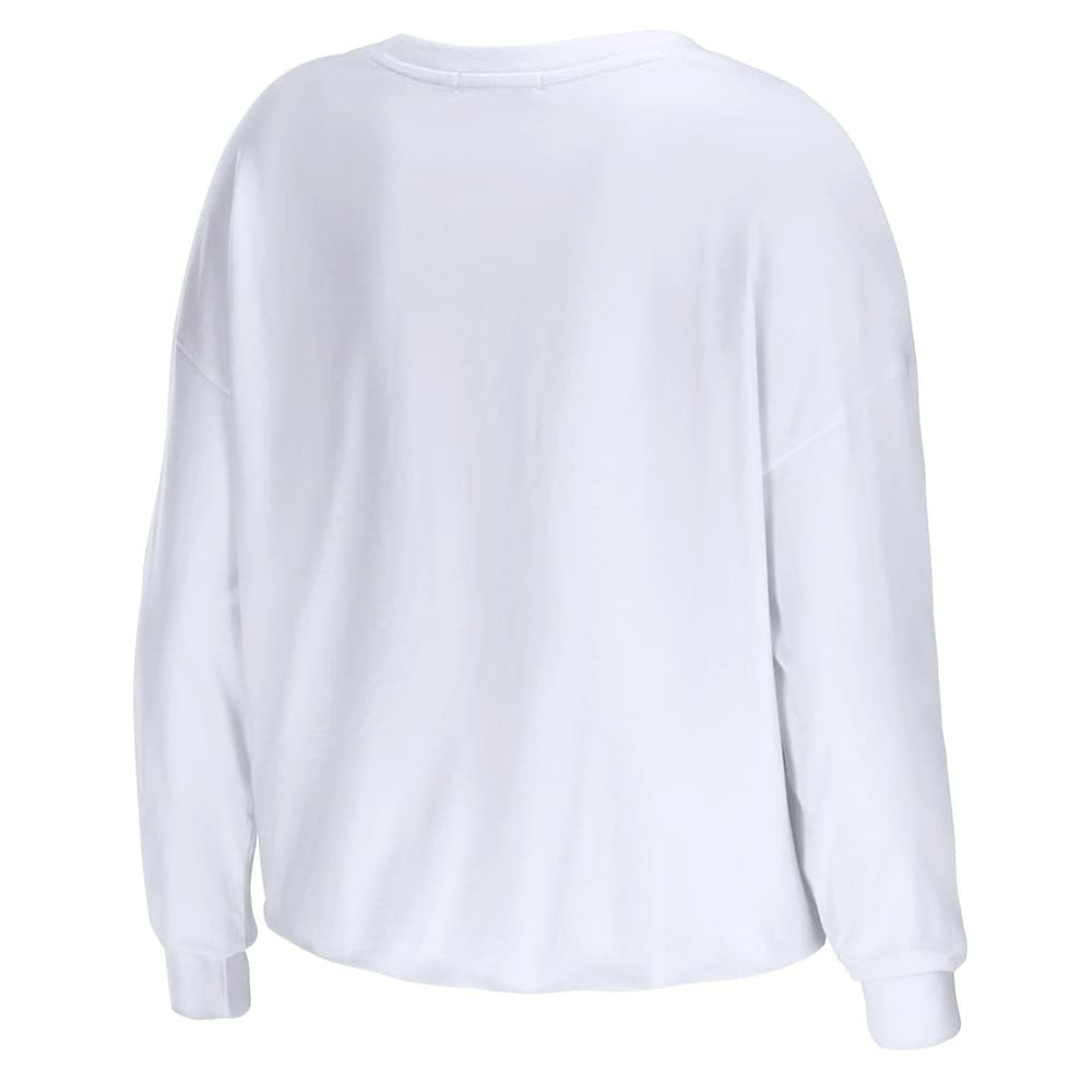 Los Angeles Rams WEAR by Erin Andrews Women's Domestic Cropped Long Sleeve T-Shirt | NFL US