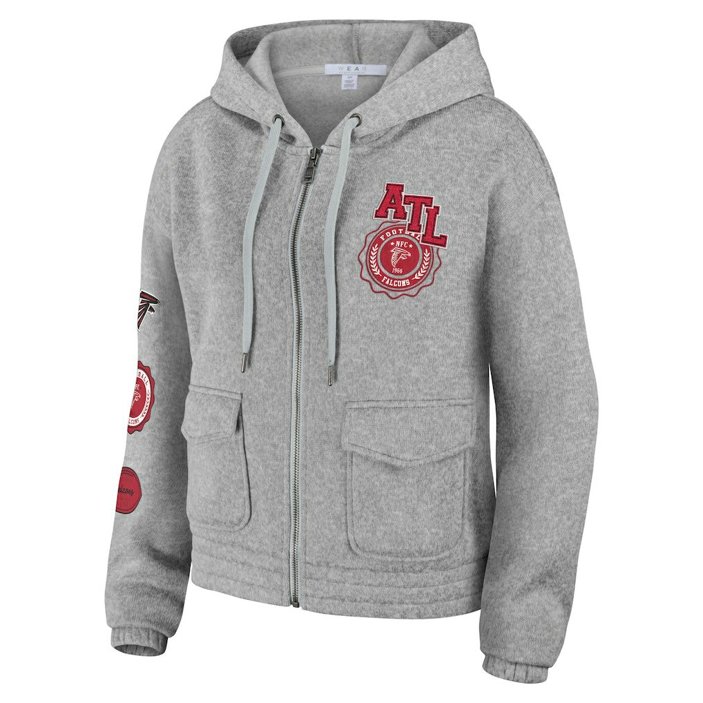 Atlanta Falcons WEAR by Erin Andrews Women's Full-Zip Hoodie | NFL On sale