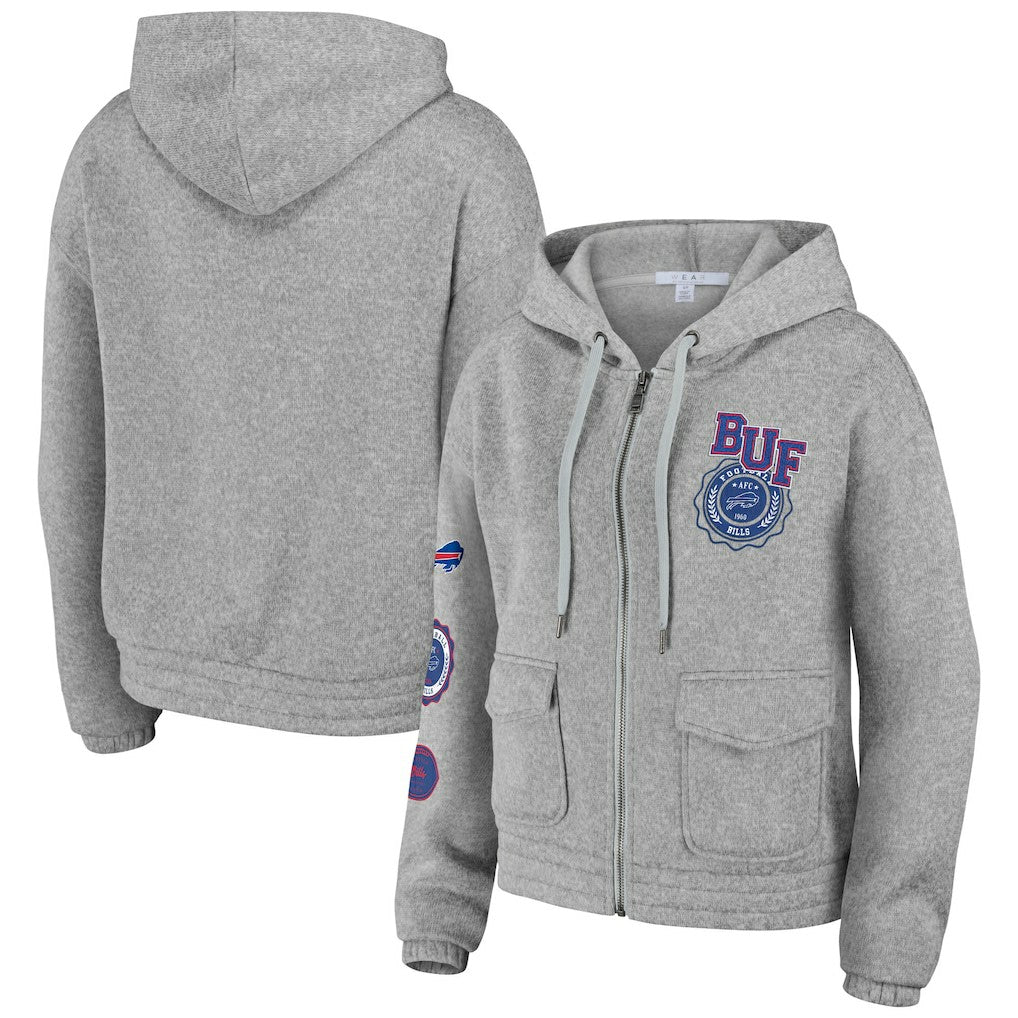 Buffalo Bills WEAR by Erin Andrews Women's Full-Zip Hoodie | NFL On sale