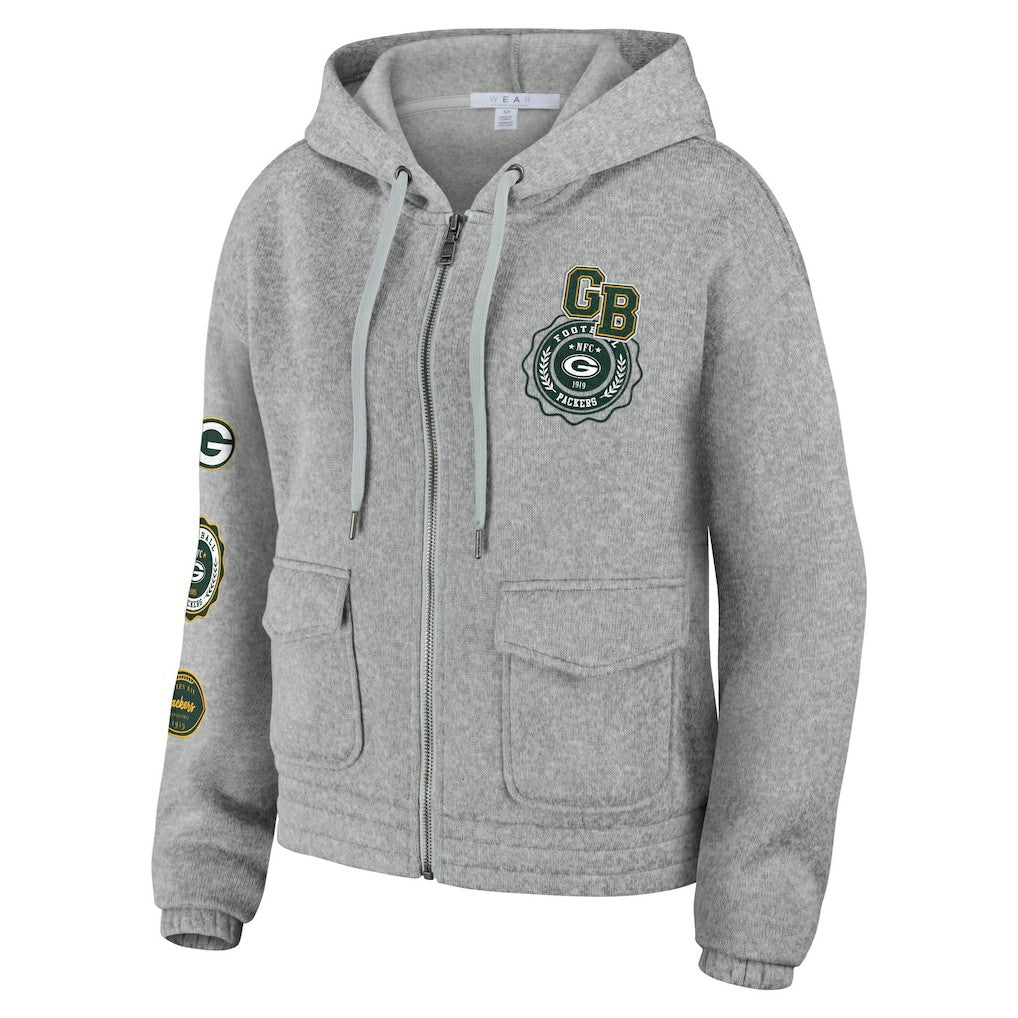 Green Bay Packers WEAR by Erin Andrews Women's Full-Zip Hoodie | NFL On sale