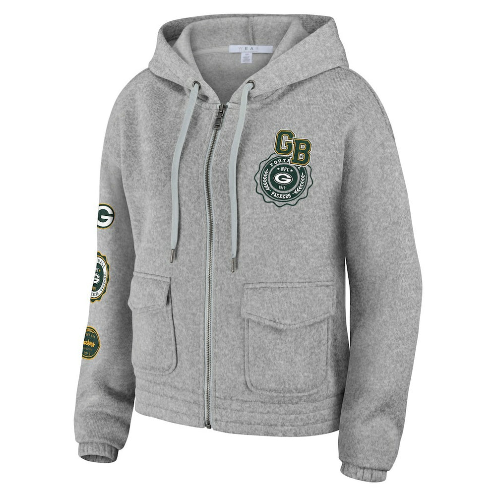 Green Bay Packers WEAR by Erin Andrews Women's Full-Zip Hoodie | NFL On sale