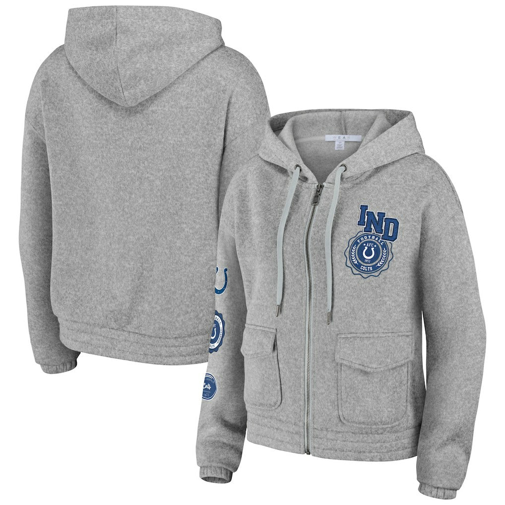 Indianapolis Colts WEAR by Erin Andrews Women's Full-Zip Hoodie | NFL New