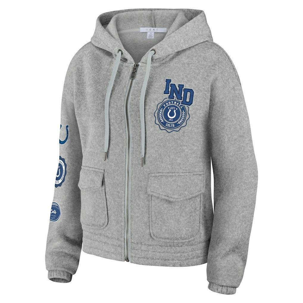Indianapolis Colts WEAR by Erin Andrews Women's Full-Zip Hoodie | NFL New