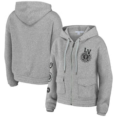 Las Vegas Raiders WEAR by Erin Andrews Women's Full-Zip Hoodie | NFL New