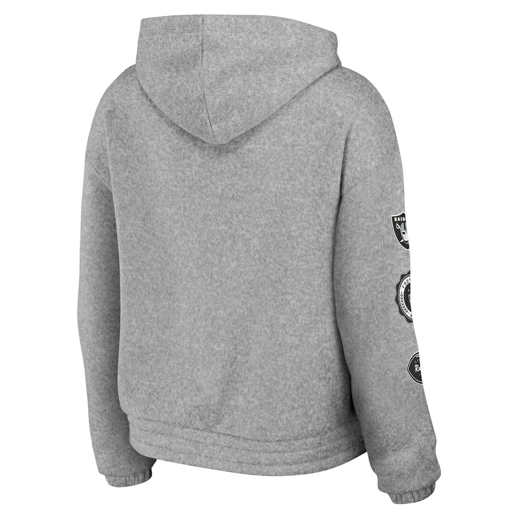 Las Vegas Raiders WEAR by Erin Andrews Women's Full-Zip Hoodie | NFL New