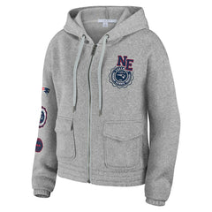 New England Patriots WEAR by Erin Andrews Women's Full-Zip Hoodie | NFL On sale