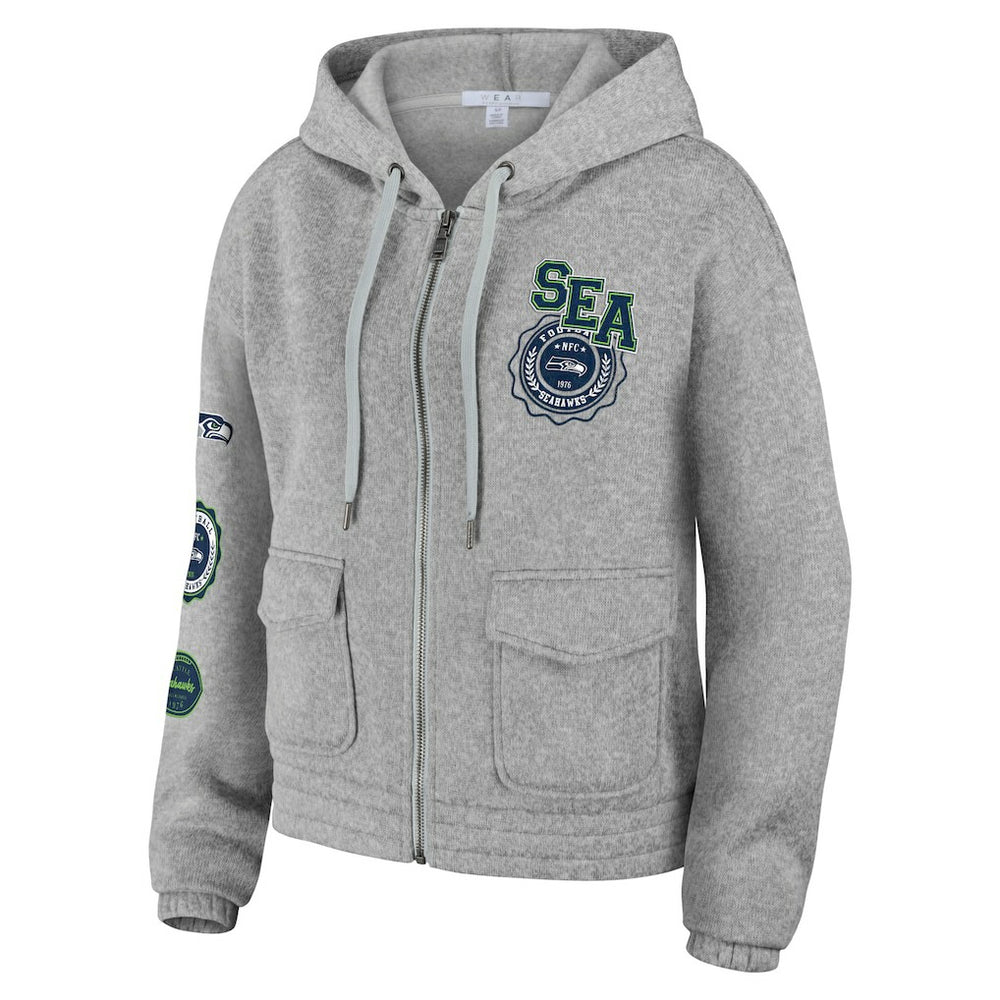 Seattle Seahawks WEAR by Erin Andrews Women's Full-Zip Hoodie | NFL US