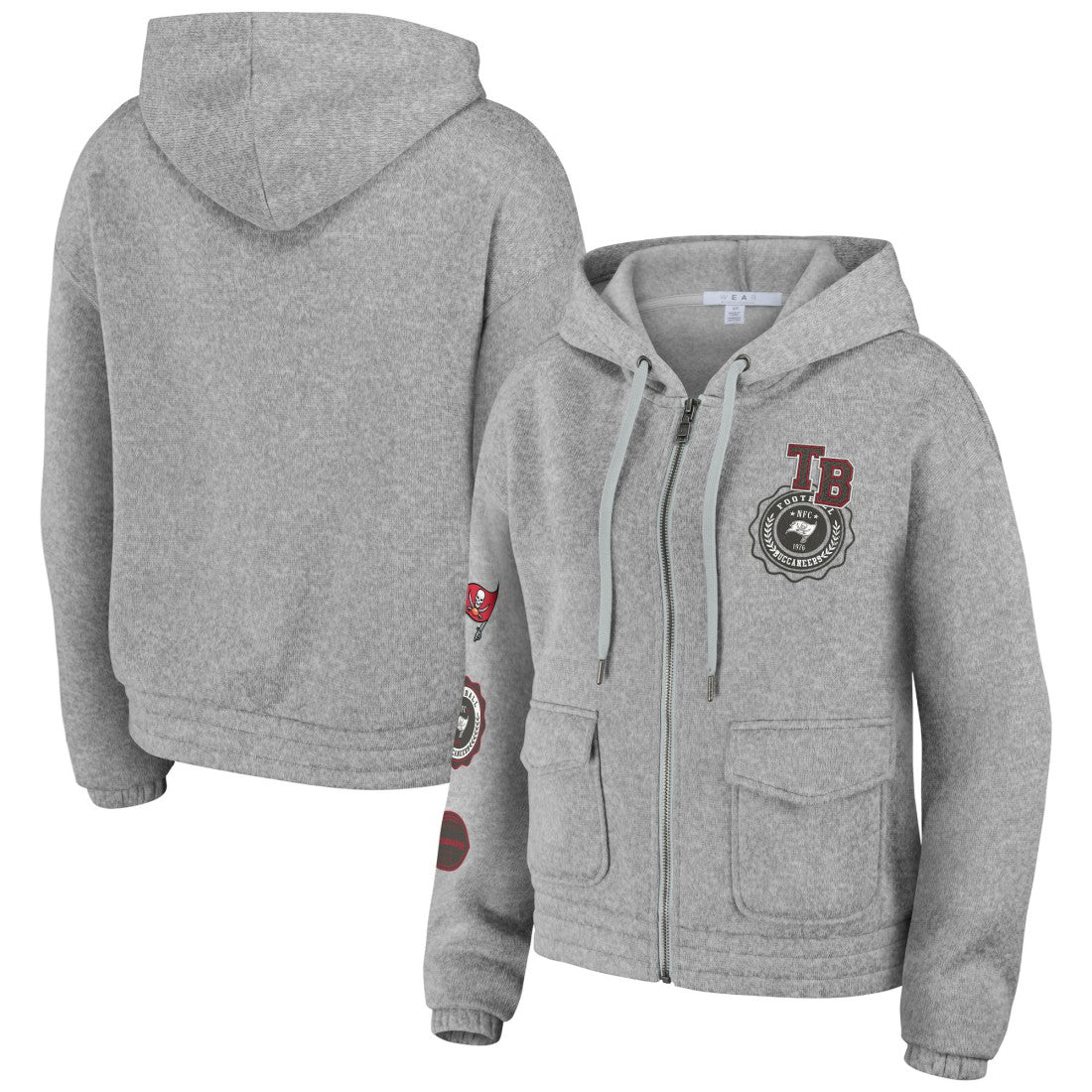 Tampa Bay Buccaneers WEAR by Erin Andrews Women's Full-Zip Hoodie | NFL US