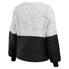 New Orleans Saints WEAR by Erin Andrews Women's Lighweight Modest Crop Color-Block Pullover Sweater | NFL Sale