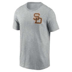 San Diego Padres Nike Cooperstown Collection Large Logo 2-Hit T-Shirt - MLB T-shirts