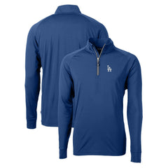 Los Angeles Dodgers Cutter & Buck Adapt Eco Knit Stretch Recycled Quarter-Zip Pullover Top - MLB Pullover