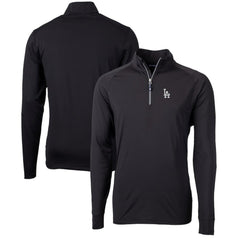 Los Angeles Dodgers Cutter & Buck Adapt Eco Knit Stretch Recycled Quarter-Zip Pullover Top - MLB Pullover