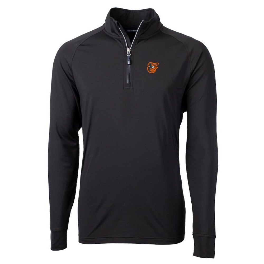 Baltimore Orioles Cutter & Buck Adapt Eco Knit Stretch Recycled Quarter-Zip Pullover Top - MLB Pullover