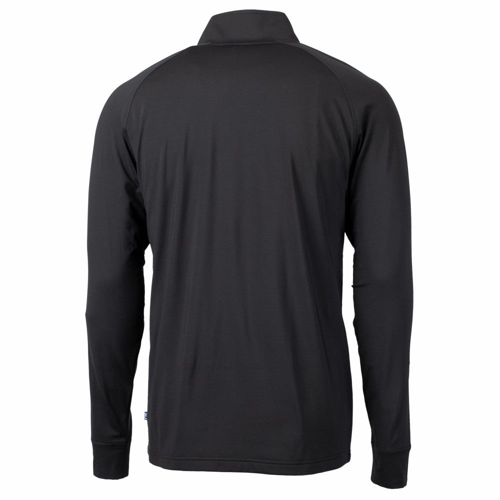 Cincinnati Reds Cutter & Buck Adapt Eco Knit Stretch Recycled Quarter-Zip Pullover Top - MLB Pullover