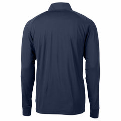 Cleveland Guardians Cutter & Buck Adapt Eco Knit Stretch Recycled Quarter-Zip Pullover Top - MLB Pullover