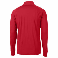 Cleveland Guardians Cutter & Buck Adapt Eco Knit Stretch Recycled Quarter-Zip Pullover Top - MLB Pullover