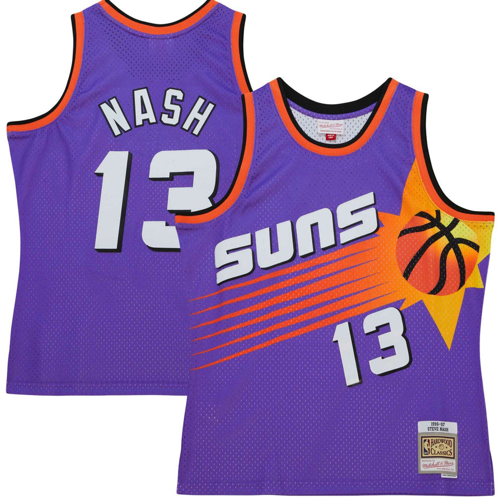 Purple Steve Nash Phoenix Suns Hardwood Classics 1996/97 Tropical Swingman Jersey | NBA
