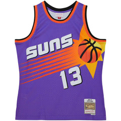 Purple Steve Nash Phoenix Suns Hardwood Classics 1996/97 Tropical Swingman Jersey | NBA