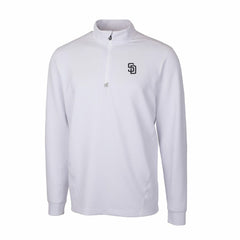 San Diego Padres Cutter & Buck Traverse Stretch Quarter-Zip Pullover Top - MLB Pullover