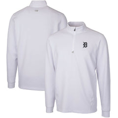 Detroit Tigers Cutter & Buck Traverse Stretch Quarter-Zip Pullover Top - MLB Pullover