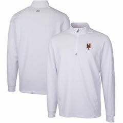 New York Mets Cutter & Buck Traverse Stretch Quarter-Zip Pullover Top - MLB Pullover