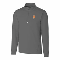 New York Mets Cutter & Buck Traverse Stretch Quarter-Zip Pullover Top - MLB Pullover