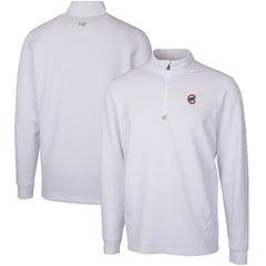 Chicago Cubs Cutter & Buck Traverse Stretch Quarter-Zip Pullover Top - MLB Pullover