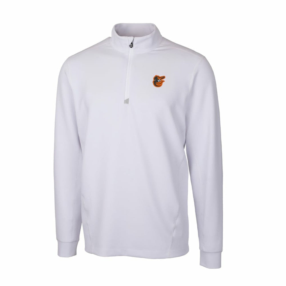Baltimore Orioles Cutter & Buck Traverse Stretch Quarter-Zip Pullover Top - MLB Pullover