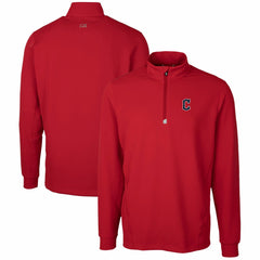 Cleveland Guardians Cutter & Buck Traverse Stretch Quarter-Zip Pullover Top - MLB Pullover