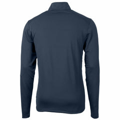 Boston Red Sox Cutter & Buck Virtue Eco Pique Recycled Quarter-Zip Pullover Top - MLB Pullover