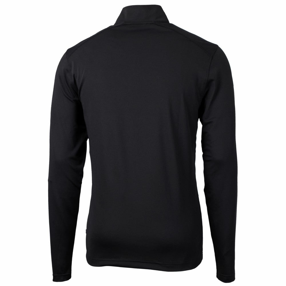 Miami Marlins Cutter & Buck Virtue Eco Pique Recycled Quarter-Zip Pullover Top - MLB Pullover