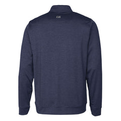 Philadelphia Phillies Cutter & Buck Stealth Heathered Quarter-Zip Pullover Top - MLB Pullover